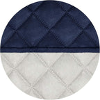 PureFit Reversible Chair Sofa Cover Dog Couch Covers for Sofa, 25.5 in | Navy/Ivory, Water Resistant Couch Protector, Washable Pet Couch Cover with Non Slip and Elastic Straps For Kids
