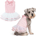 Parisian Pet Ballerina Dog Dress - Elegant Summer Clothes for Large Dogs Girl - Stylish Pink Dog Outfit - Lightweight and Soft Puppy Clothes - Formal Pet Apparel - Designer Dresses for Dogs