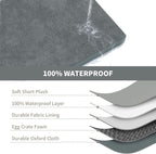 Orthopedic Waterproof Dog Bed for Small Dogs and Cats | Egg Crate Foam for Joint Support, Fits 30x19 Crates, TPU Waterproof Layer, Machine Washable 1680D Oxford Cover, Up to 30 lbs