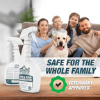 Advanced Pet Stain Remover - Dog Stain Remover and Odor Neutralizer with a Fresh, Clean Scent - Professional Strength Enzymatic Pet Carpet Cleaner Spray - Made in The USA - 32 Ounces
