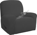 Easy-Going 100% Waterproof Recliner Chair Cover，1-Piece Recliner Slipcover | Dual Waterproof Couch Cover for Recliner，Leakproof Furniture Protector for Kids Pets Dog Cat Daily Stain, Dark Gray