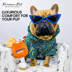 Parisian Pet Tribal Leaves Dog Shirt - Cotton Clothes for Large Dogs - Stylish Tropical Dog Outfit - Lightweight and Soft Puppy Clothes - Trendy Tshirts for Dogs - Comfortable Summer Camp Pet Apparel