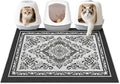 Unicorn Catcher 40"x30" Cat Litter Mat Non-Slip Washable Litter Box Mat | High-Density PVC Litter Catcher Mat Efficiently Traps Scattered Litter From Paws To Keep Floors Clean