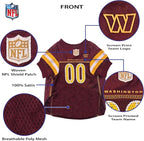 Pets First NFL NFC East Mesh Jersey for Dogs Large Washington Commanders