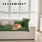 ZQFFB Couch Cover for Dogs Washable Non-Slip Pet Friendly Sofa Protector | Multiple Sizes Dog Blanket Fit Sectional Sofas & Loveseats, Prevents Pet Hair, Scratches & Stains