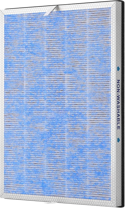 1 Pack MSA3/MSA3S True HEPA Filter Replacement Compatible with Membrane Solutions MSA3 and MSA3S Air Purifier Upgraded 4-in-1 H13 True HEPA Filter