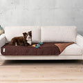 PetAmi Waterproof Couch Cover for Dog Nonslip Bed Sofa Blanket, 30x70 Brown