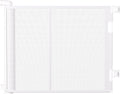 55 inches Retractable Baby Gate, 34 inches Tall Extra Wide Pet Gate for Stairs, Hallways and Doorways, Indoor Outdoor Safety Gate for Toddlers & Small Dogs, White