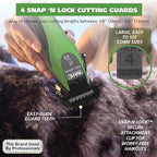Wahl Pro Series Lithium Ion Cordless Dog Grooming Kit – Rechargeable, Heavy-Duty Dog Clippers for Thick Coats – Model 3025854