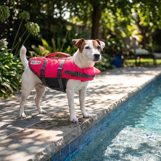 Outward Hound Granby Splash Pink Dog Life Jacket, Small