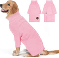 cyeollo Dog Sweater Long Sleeve Knitted Turtleneck Pullover Warm Clothes | Ultra Soft Warm Knit, Full Coverage, 4-Way Stretch for Easy Movement, Easy On & Off, Winter Daily Wear for Small Dogs