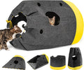 Cat Play Bag Collapsible Cat Activity Center Mat Play Rug | Cats Activity Adventure Carpet Cats Tunnel Bags Drill Sleeping Bag Crinkle Bags for Indoor