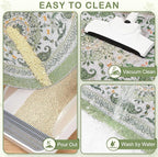 Unicorn Catcher 24"x15" Cat Litter Mat Non-Slip Washable Litter Box Mat | High-Density PVC Litter Catcher Mat Efficiently Traps Scattered Litter From Paws To Keep Floors Clean