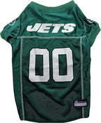 Pets First NFL New York Jets Dog Jersey, Size X-Small, Football Shirt Costume for Pet, Dog Sports T-Shirt, NFL Team Clothing for Cats, Licensed Pet Apparel Available in 7 Sizes and 32 Teams