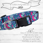 Lucky Love Dog - Adjustable Collar and Leash Set with Easy Click Buckle for Medium Dogs, Durable, & Comfortable Collar for Male & Female Dogs, Puppies & Adul t- CarrieBelle Combo, Medium