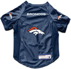 Littlearth NFL Denver Broncos Stretch Pet Jersey, Team Color, X-Large