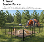Simple Deluxe Dog Playpen Outdoor Indoor, 32 Inch 8 Panels Dog Fence for Small/Medium Dogs Puppy, Perfect Dog Pen for Camping, Yard, RV, Garden Fence, Black
