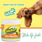 OdoBan Solid Odor Absorber Eliminator for Home and Small Spaces, Citrus Scent, 14 Ounces Each, 12-Pack