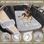 Dog Car Bed Mat Non-Slip Backseat Extender Dog Bed 50" x24.6" | Travel Bed for Dogs，Chew-Resistant, Easy Clean & Scratch-Proof, Comfort Design, Fits Trucks/Sedans/SUVs