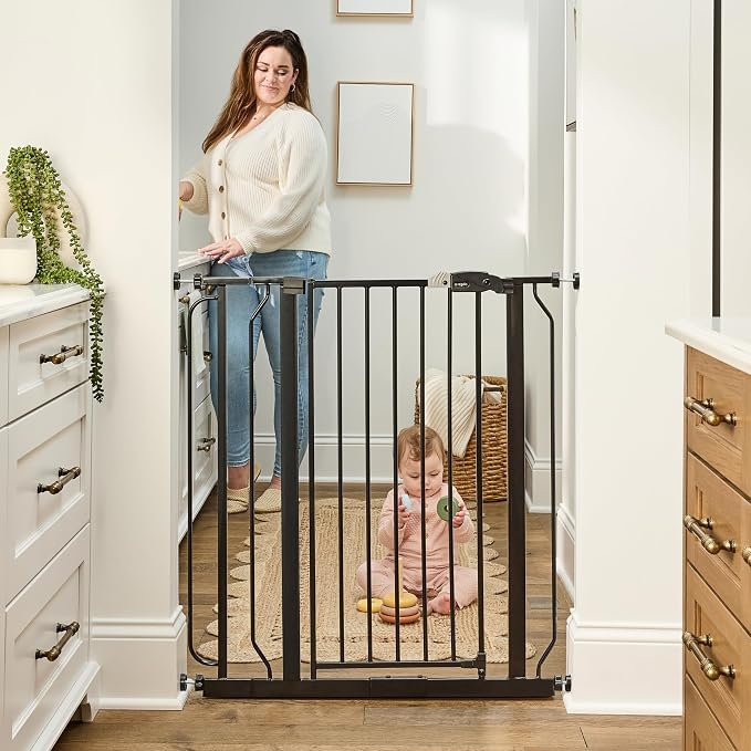 Regalo Safety 36" Extra Tall Baby Gate, Bottom of Stairs & Doorways