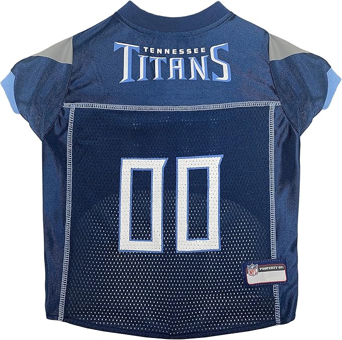 Pets First NFL Tennessee Titans Dog Jersey, Size X-Large, Football Shirt Costume for Pet, Dog Sports T-Shirt, NFL Team Clothing for Cats, Licensed Pet Apparel Available in 7 Sizes and 32 Teams