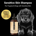 Pride and Groom The Sensitive One Dog Shampoo – All Natural Blend of Essential Oils & Gentle Ingredients for Puppies & Dogs with Sensitive Skin & Coats to Soothe and Regulate Skin & Follicles – 16oz