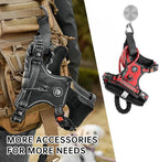 NESTROAD No Pull Dog Harness,Adjustable Oxford Dog Vest Harness with Leash,Reflective No-Choke Pet Harness with Easy Control Soft Handle for Small Dogs(Small,Red)