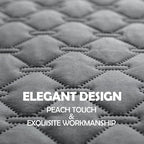 gogobunny Waterproof Blanket, Couch Covers for Dogs, Reversible Protector | 3X Stronger Leakproof, Scratch Proof Durable Furniture Protection, Stain Resistant, Washable, 30x70 Inch Dark/Light Grey