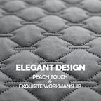 gogobunny 100% Double Sided Waterproof Dog Blanket Soft Pet Bed Cover Reversible Protect Furniture Couch Sofa Car for Puppy Cat Kids (Dark Grey/Light Grey, 30x80 Inch (Pack of 1))