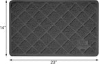 Niubya Premium Cat Litter Mat, Litter Box Mat with Non-Slip and Waterproof Backing, Litter Trapping Mat Soft on Kitty Paws and Easy to Clean, Cat Mat Traps Litter from Box