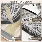 Unicorn Catcher 33"x22" Cat Litter Mat Non-Slip Washable Litter Box Mat | High-Density PVC Litter Catcher Mat Efficiently Traps Scattered Litter From Paws To Keep Floors Clean