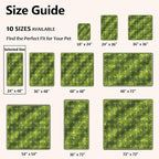 Washable Guinea Pig Pee Pads,Reusable Guinea Pig Cage Liner 2 Pack | Waterproof, Leak-Proof, Absorbent & Non-Slip, 24"x48" Bedding Potty Training Mat for Small Animal Rabbit Bunny Hamster Rat