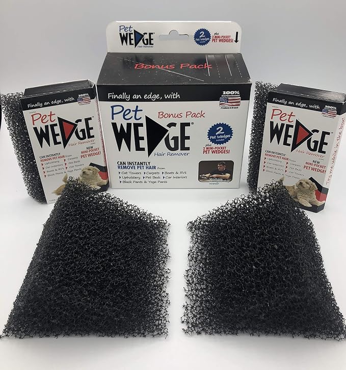 2 Pack Pet Wedge & 2 Pack Mini-Pocket Pet Wedge Bonus Pack