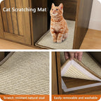 DWANTON Litter Box Enclosure, Wooden Cat Washroom Indoor, 27.6", 107TT