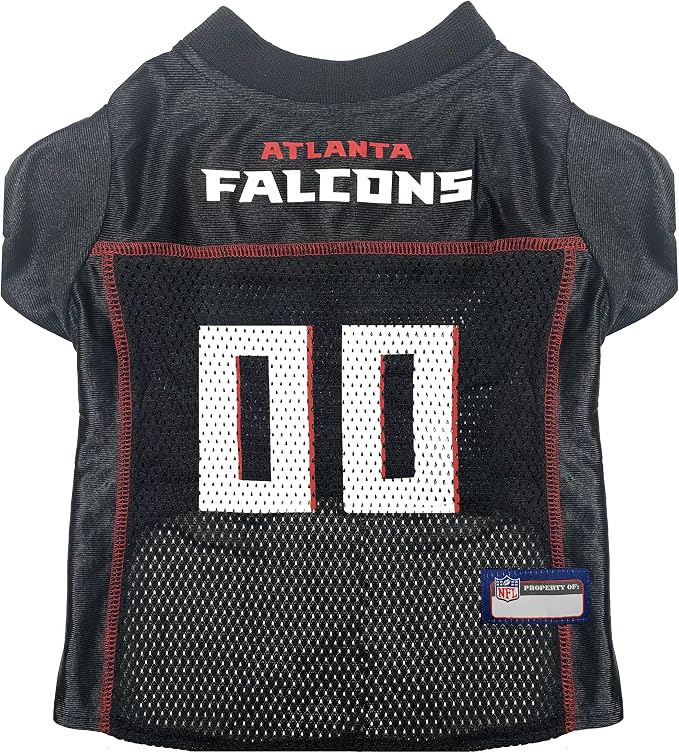 Pets First NFL Atlanta Falcons Dog Jersey, Size X-Large, Football Shirt Costume for Pet, Dog Sports T-Shirt, NFL Team Clothing for Cats, Licensed Pet Apparel Available in 7 Sizes and 32 Teams