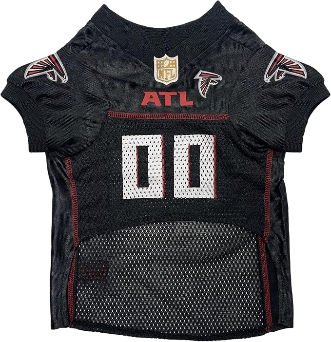 Pets First NFL Atlanta Falcons Dog Jersey, Size X-Large, Football Shirt Costume for Pet, Dog Sports T-Shirt, NFL Team Clothing for Cats, Licensed Pet Apparel Available in 7 Sizes and 32 Teams