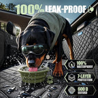 Rorhxia XL Dog Truck Seat Cover for Back Seat with Road Trip & Daily Mode | 3 Modes for Full Pet / Storage / Passenger, 500 lbs Hard Bottom Supports, 45% More Space, 100% Waterproof, 7-Layer Protection