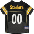 Pets First NFL Pittsburgh Steelers Dog Jersey, Size Medium, Football Shirt Costume for Pet, Dog Sports T-Shirt, NFL Team Clothing for Cats, Licensed Pet Apparel Available in 7 Sizes and 32 Teams