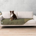 PetAmi Waterproof Couch Cover for Dog Nonslip Bed Sofa Blanket, 30x70 Green | Leakproof Furniture Protector for Pet Cat, Machine Washable Pee Proof Mat for Chair Car Seat, Durable & Anti Slip Backing