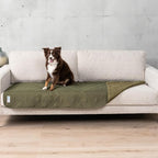 PetAmi Waterproof Couch Cover for Dog Nonslip Bed Sofa Blanket, 30x70 Green | Leakproof Furniture Protector for Pet Cat, Machine Washable Pee Proof Mat for Chair Car Seat, Durable & Anti Slip Backing