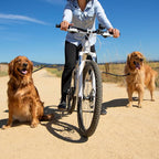 Sherpa Cycleash Hands Free Dog Bike Leash with Shockless TPR Technology - Ultra Light Alloy Construction, Ergonomic Design for Safe Cycling with Active Dogs - Sliver, One Size
