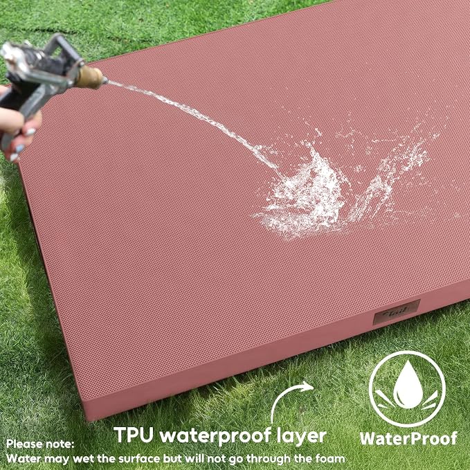 Waterproof Orthopedic Outdoor Dog Bed XL for Extra Large Dogs | Egg Crate Foam for Joint Support, TPU Waterproof Layer, Machine Washable 1680D Oxford Cover, 44 x 32 Inch, Up to 90 lbs