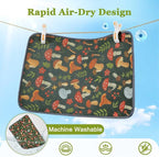 Unicorn Catcher 33"x22" Cat Litter Mat Machine Washable Litter Trapping Pad | Kitty Paw Friendly Padding With Breathable 3D Air Mesh Technology And A Non-Slip Base To Keep Home Floors Debris-Free