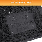Neater Pets Neater Mat Cat Litter Mat, Thick & Durable Cat Mat for Litter Box, Trapper Pad Catches Mess to Protect Indoor Floors, Soft on Kitty Paws, Anti-Skid Grip Backing, Easy to Clean, Black