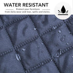 Easy-Going Sectional Couch Covers for Dogs L Shape Sofa Cover Reversible Sofa Slipcover Chaise Lounge Cover Furniture Protector Cover for Pets Dog Cat (42 x 52 inches, DarkBlue/DarkBlue) | Soft Sofa Slipcover For Dogs, Fits Left/Right Chaise Lounge Pro...
