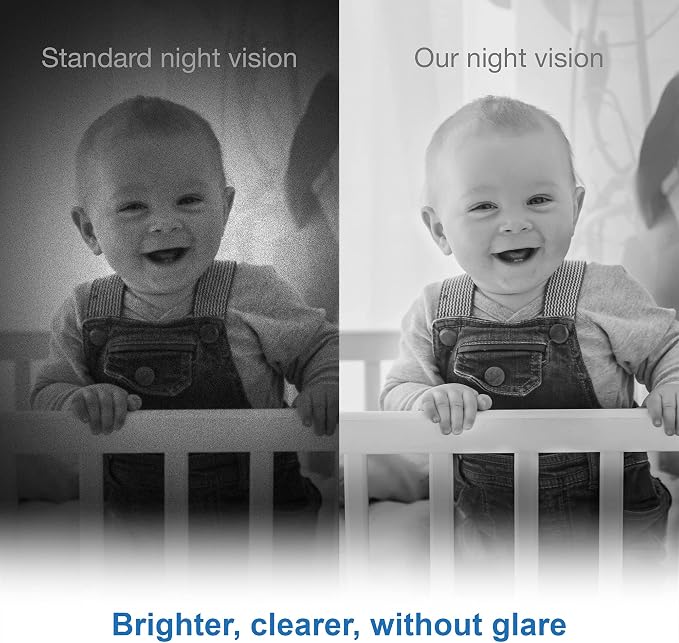 VTech Baby Monitor, No WiFi– 5" Color Screen, 12-Hour Battery, Night Vision, Temperature Sensor, 2-Way Talk, Lullabies, 1000ft Range | VM350