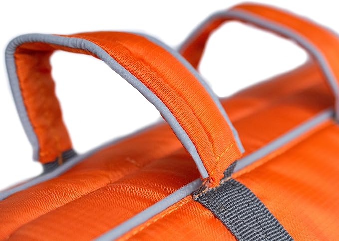 Outward Hound Granby Splash Orange Dog Life Jacket, XL