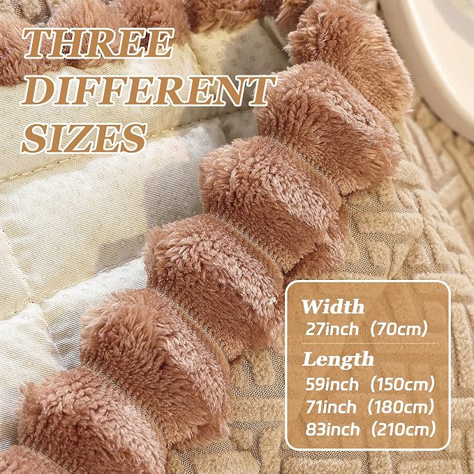 Couch Covers Washable Couch Cover for Dogs Fuzzy Sofa Covers for Pet, Non-Slip Sofas Slipcover Cushion Protector Pets Mat Dog Bed Mats(Only 1PC)
