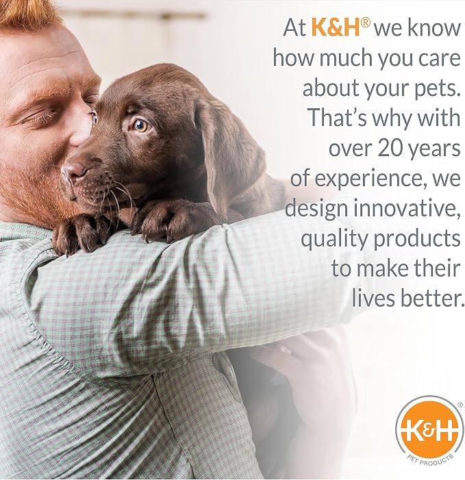 K&H Dog Water Bowl, Coolin' Pet Bowl, Ice Cold Pet Dish, 96 Ounces | Summer Cooling Water Bowl for Small, Medium & Large Dogs & Cats, Stays Cool and Fresh, Insulated BPA-free, Indoor Outdoor