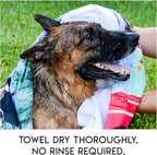 ScrubbyPet No Rinse Pet Wipes- Use Pet Bathing, Pet Grooming Pet Washing, Simple to Use,Just Lather, Wipe, Dry. Excellent Sensitive Skin. The Ideal Pet Wipes Bathing Your Pet Dog Cat.